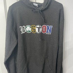 Chowdaheadz Boston Townie Pride Hoodie Celtics Bruins Red Sox Patriots Size XL